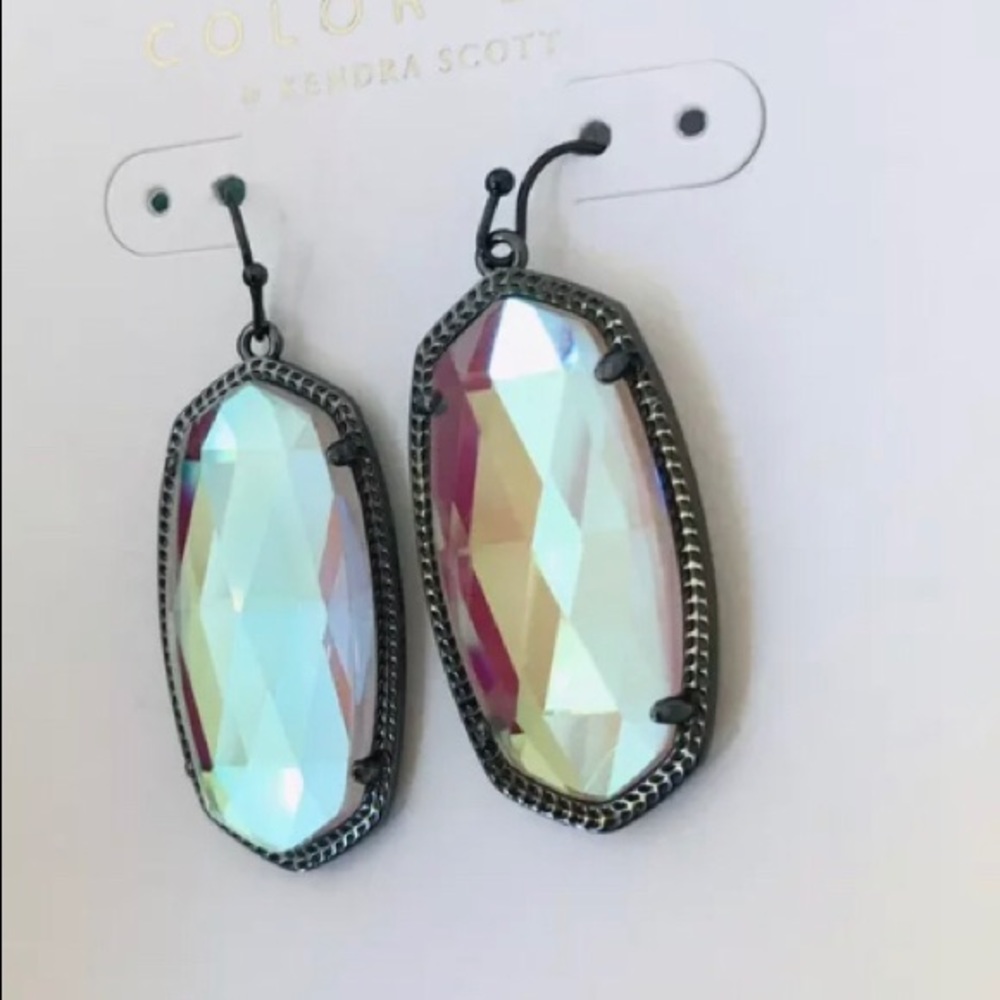 Kendra Scott Custom dichroic Esme Elle Earrings